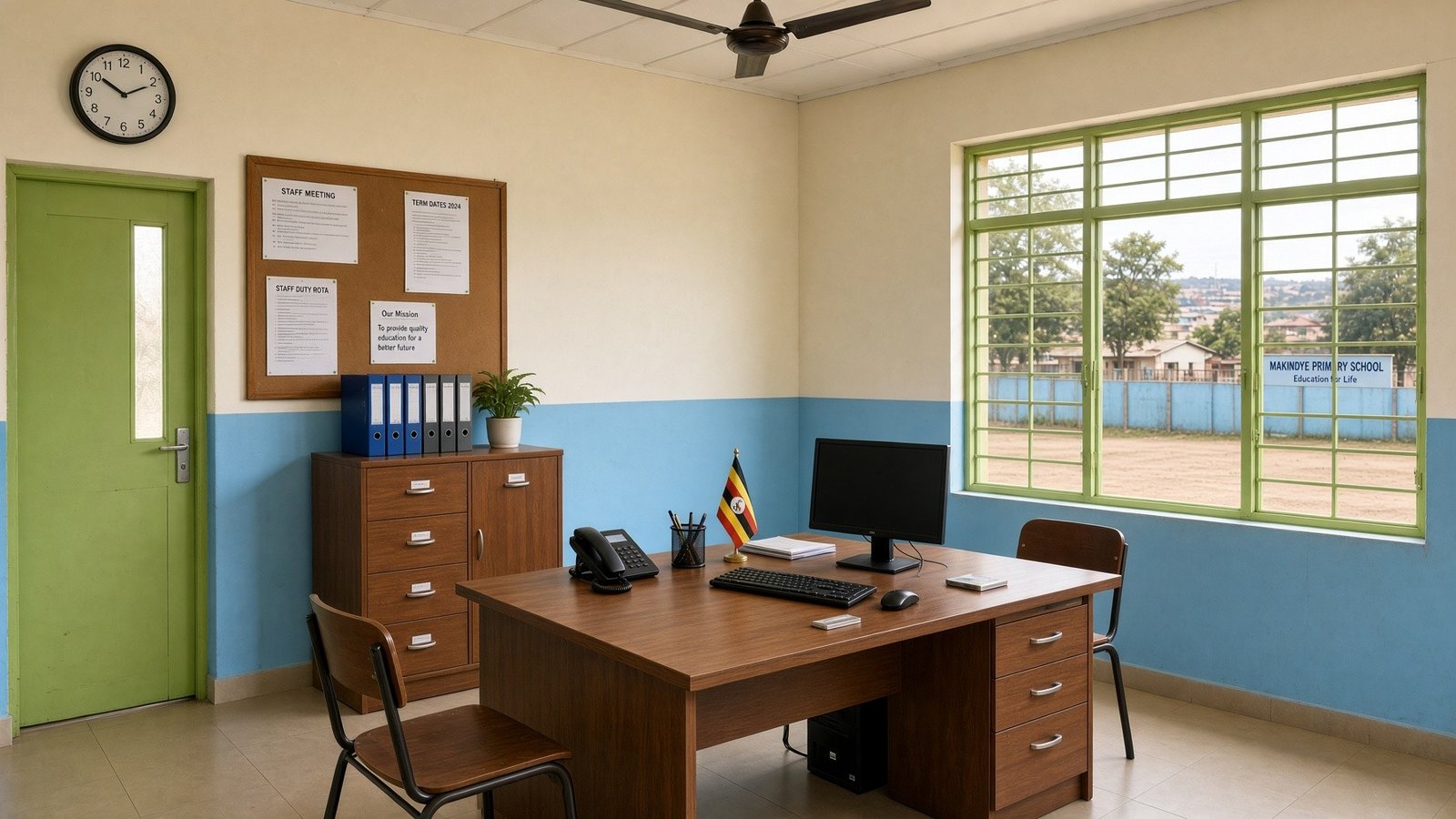 A staff office